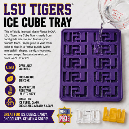 Masterpieces Fanpans Ncaa Alabama Crimson Tide Silicone Ice Cube Tray Set - Fun Alabama Merchandise, Dishwasher Safe