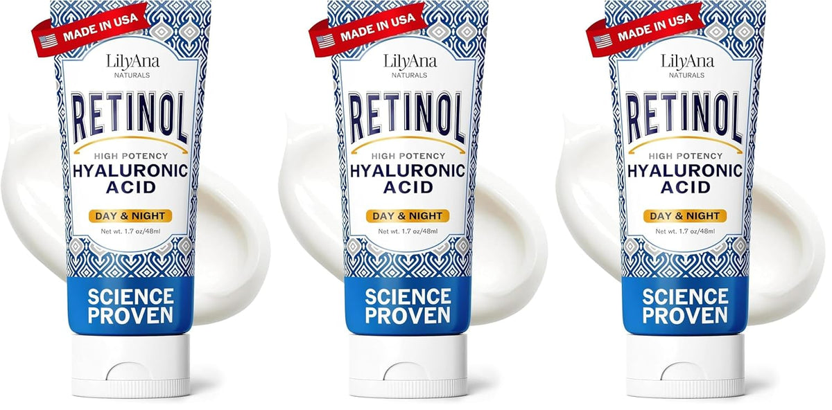 LilyAna Naturals Anti Aging Retinol Face & Neck Cream for Women