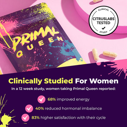 Primal Queen Female-Optimized Beef Organ Superfood Supplement (Beef Liver, Kidney, Heart, & 3 More) - 100% Grass Fed, Pasture Raised - 3rd Party & Clinically Tested