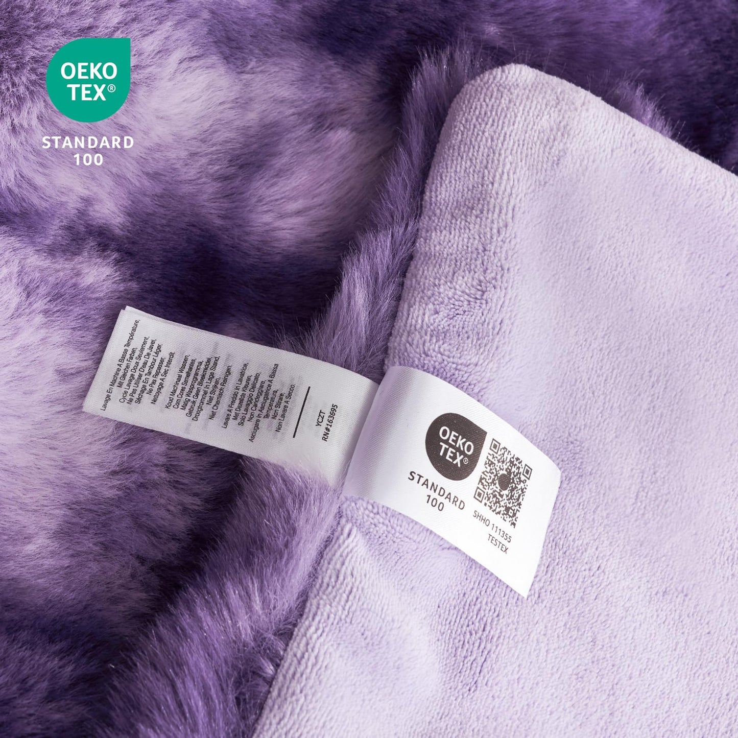 Cozy Bliss Faux Fur Throw Blanket for Couch, Fuzzy Soft Plush Thick Bubble Blanket for Sofa Bedroom Living Room, 50 * 60 Inches Tie Dye Pink