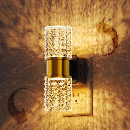 L LOHAS LED Night Light, Modern Night Lights Plug into Wall | 2 Pack