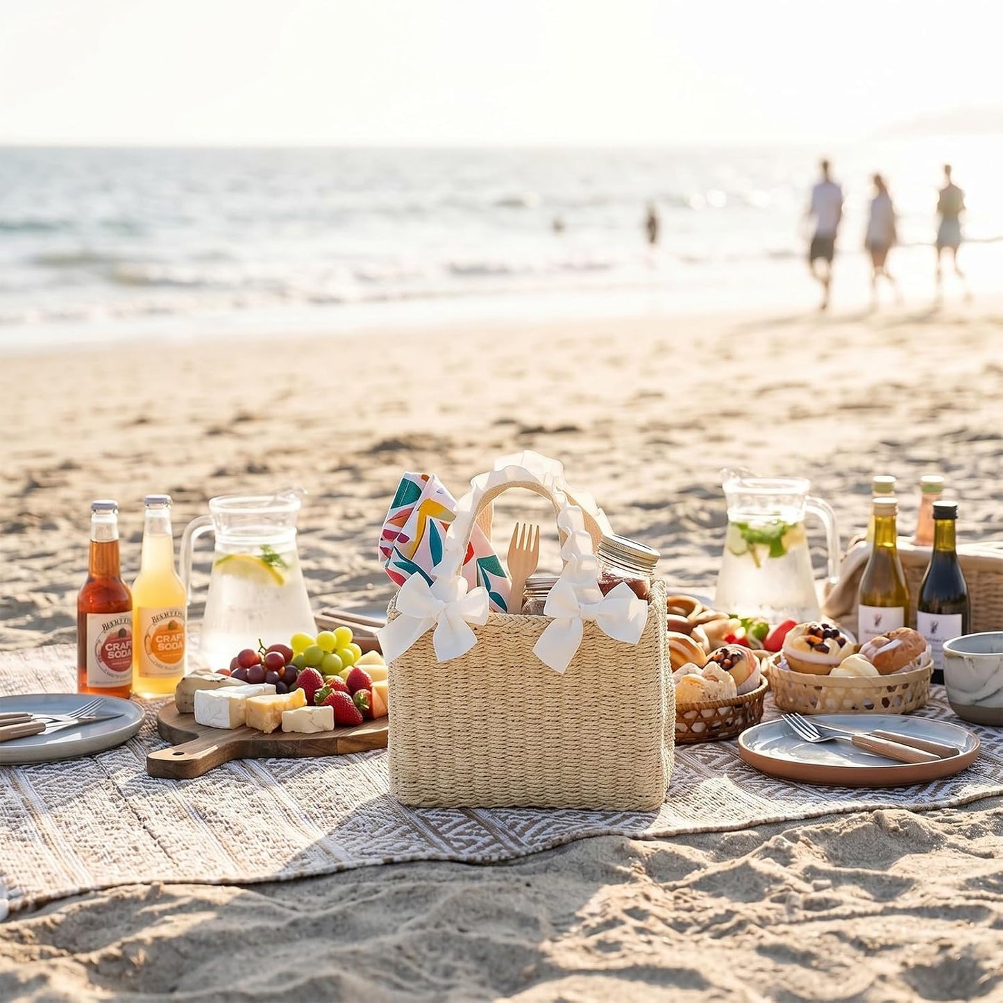 Straw Tote Bag