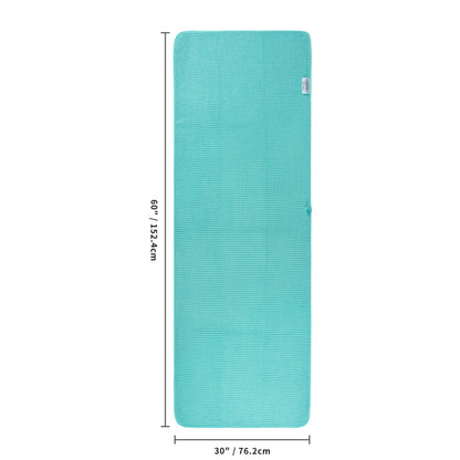 POLYTE 430 GSM Microfiber Oversize Quick Dry Lint Free Bath Towel, 60 x 30 in, 4 Pack (Waffle Weave)