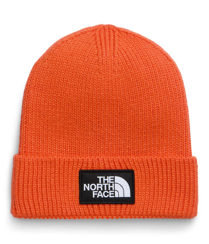 THE NORTH FACE TNF Logo Box Cuffed Beanie | Classic Fit, Rib Knit Winter Hat for Men & Women