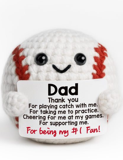 Baseball Gifts for Boys Son Birthday Christmas Positive Crochet Animals