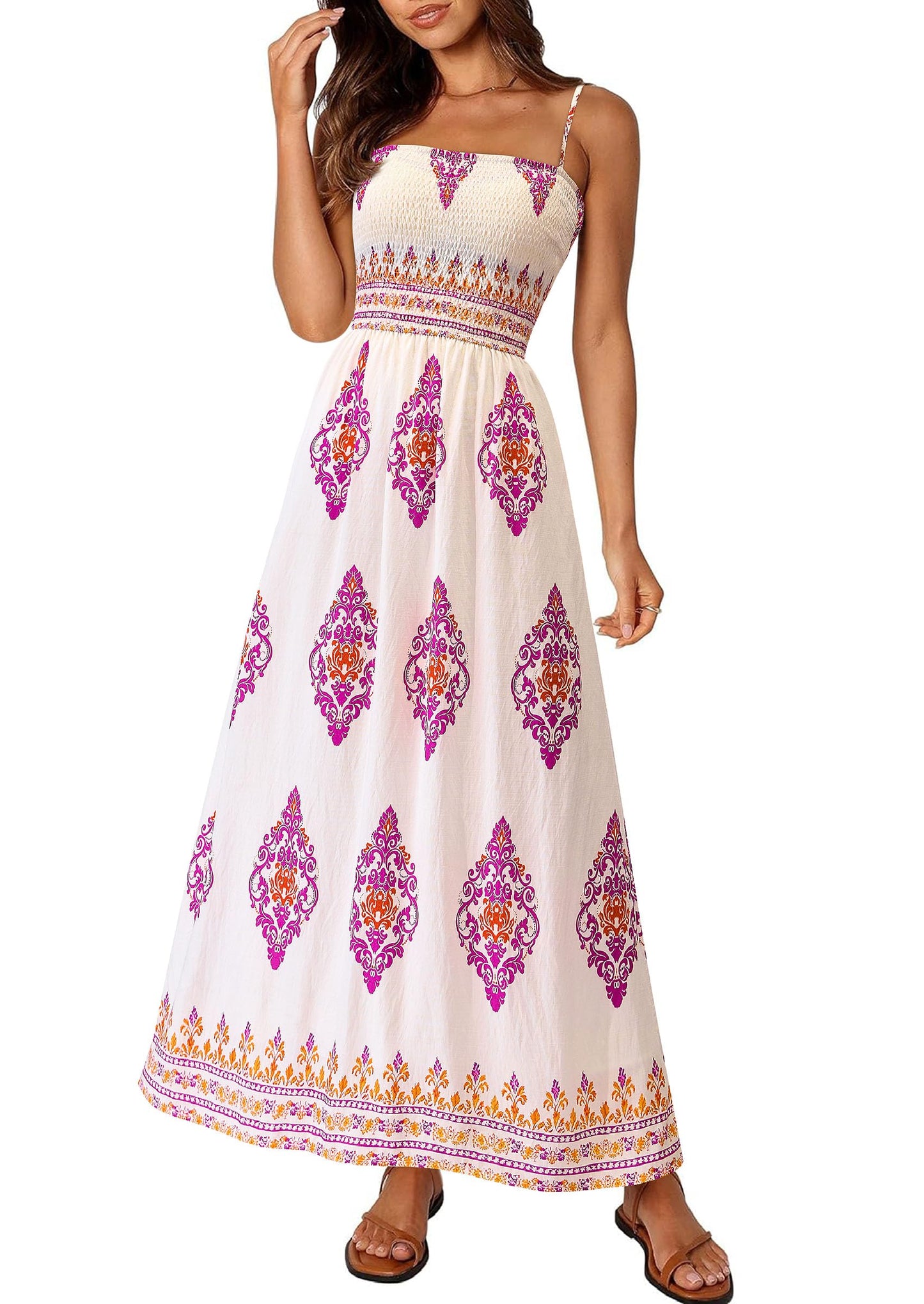 PRETTYGARDEN Women's Summer Boho Maxi Dress