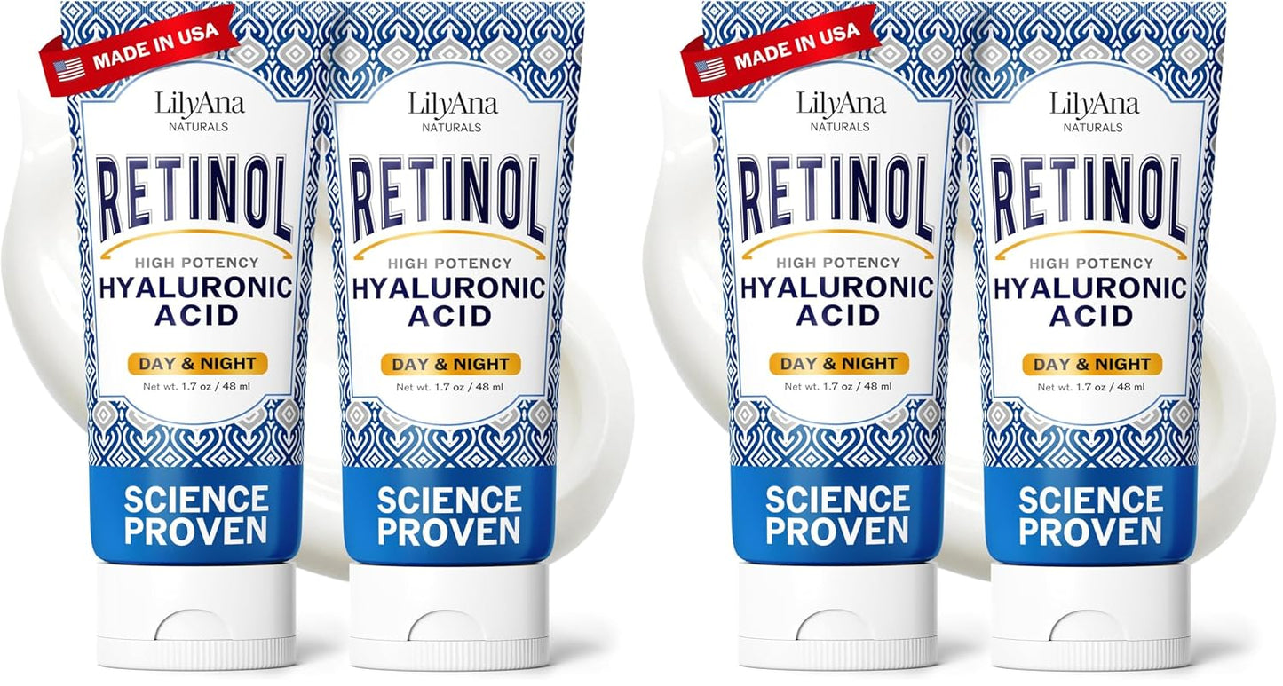 LilyAna Naturals Anti Aging Retinol Face & Neck Cream for Women