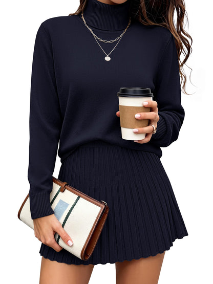 Caracilia Skirt Sets for Women Fall 2 piece Outfits