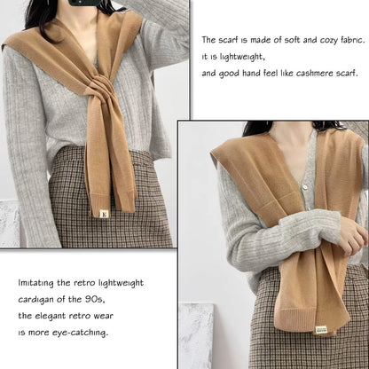 huablo Women's Fashion Knitted Shawl