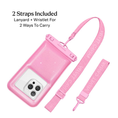VELVET CAVIAR Waterproof Phone Pouch with Lanyard