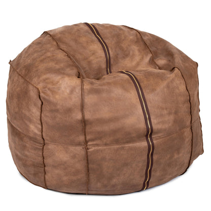 Big Joe Fuf 7Ft Giant Foam Bean Bag Chair, Oversized Couch with Removable Cover for Kids, Teens, Adults, Fog Lenox, Durable Woven Polyester, 7 Foot