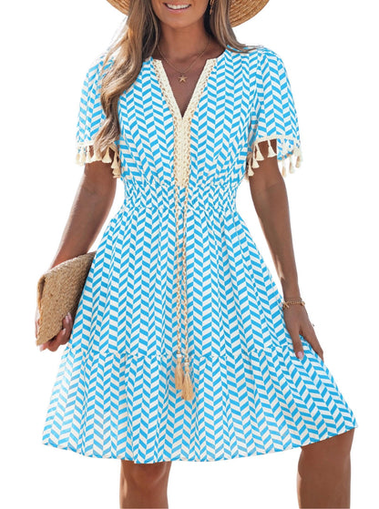 popvil Women Summer Short Dress