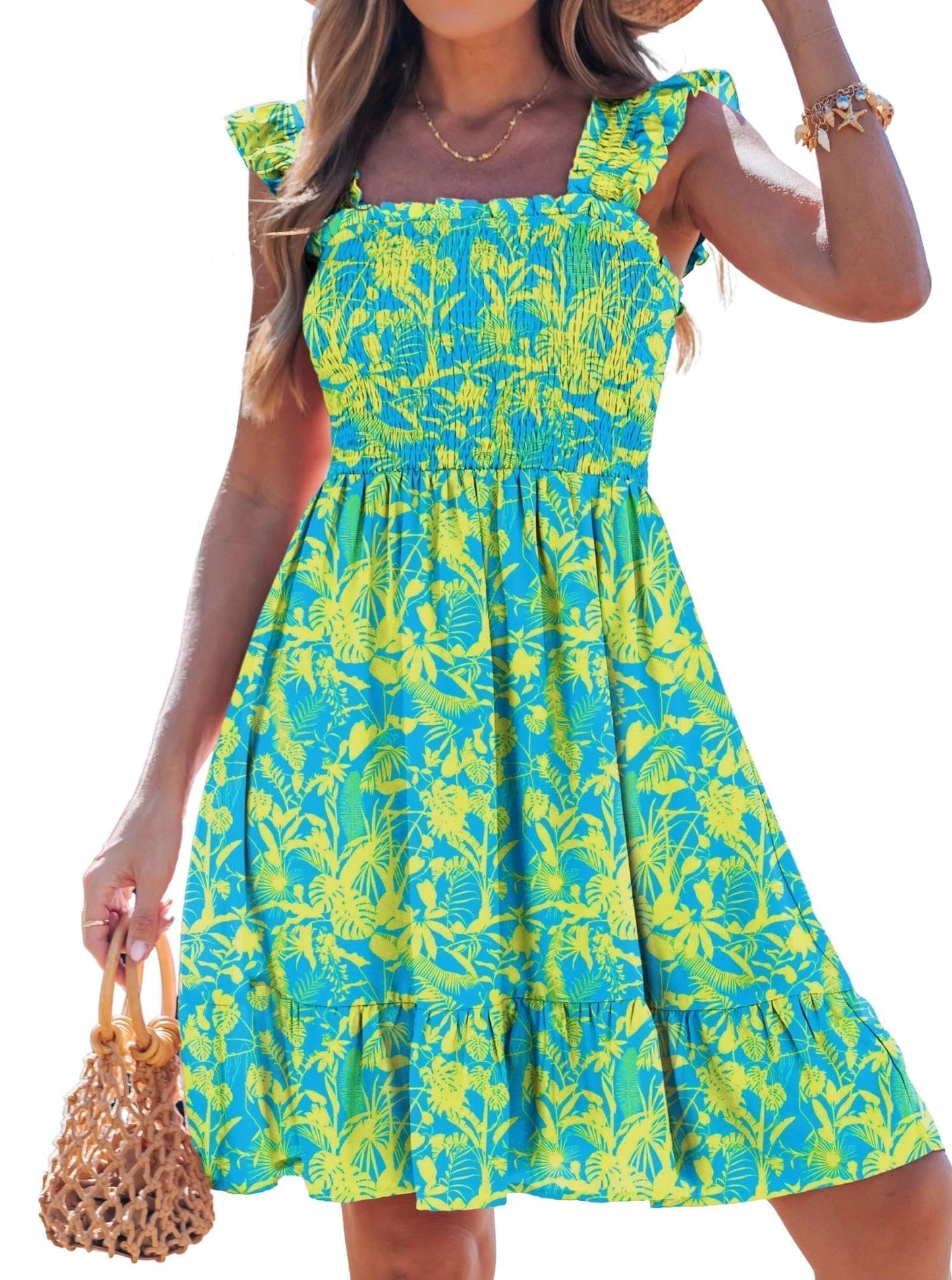 popvil Women Summer Mini Dress