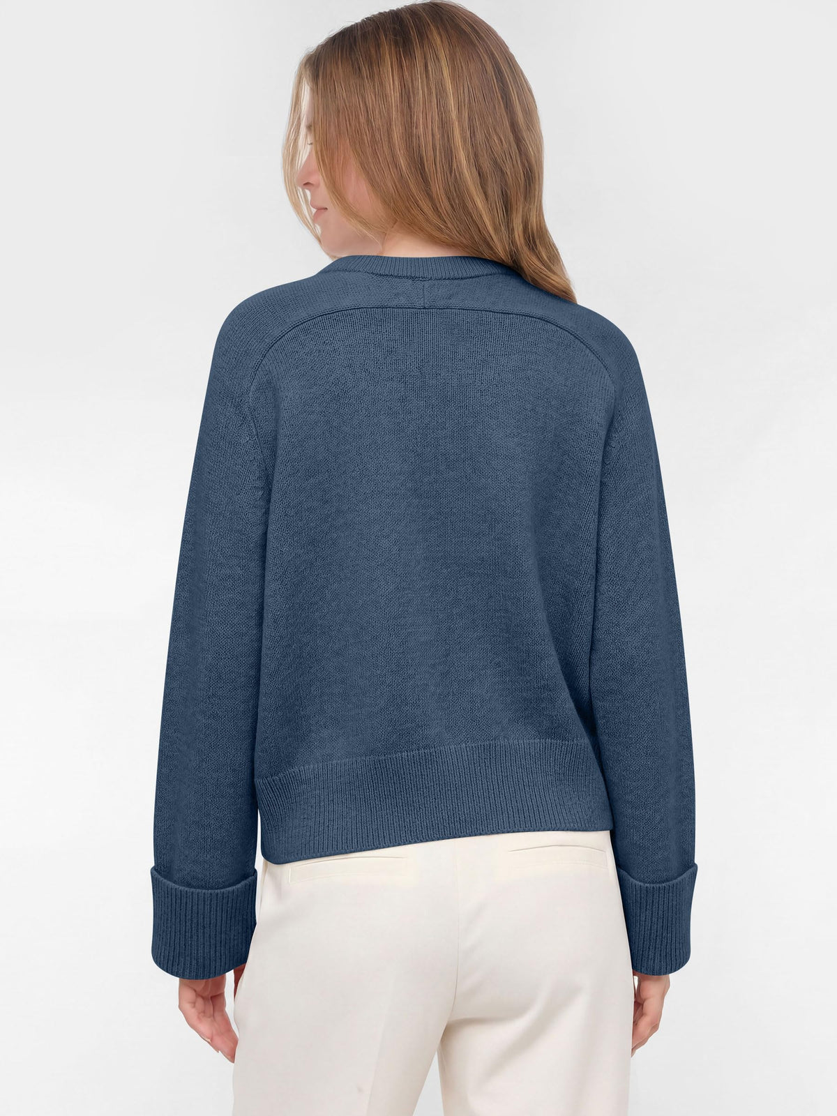 ANRABESS Sweaters for Women Cropped Fall Lightweight Pullover