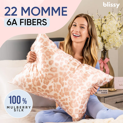 Blissy Silk Pillowcase - 100% Pure Mulberry Silk