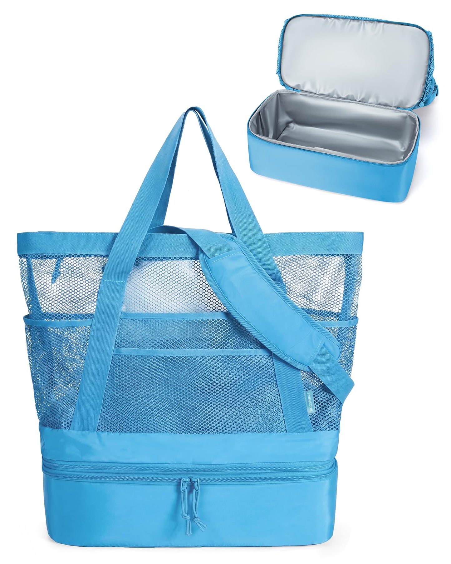 BAGSMART Beach Bag for Women, Large Beach Bag Swim Pool Bag