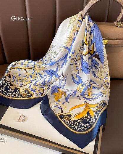 Satin Bandana Headscarf for Women Silky Hair Scarves for Fashion Lightweight