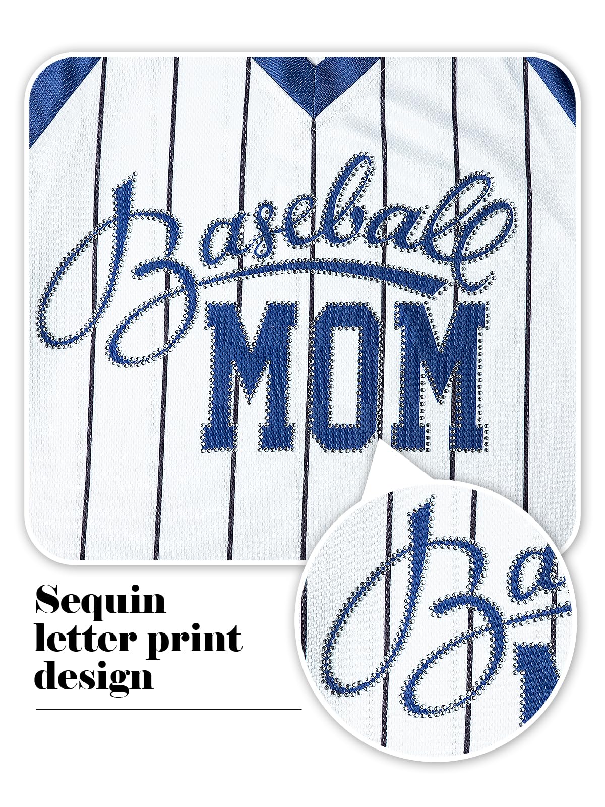 Baseball Shirt Women Baseball Mom Shirts Baseball Game Day Top