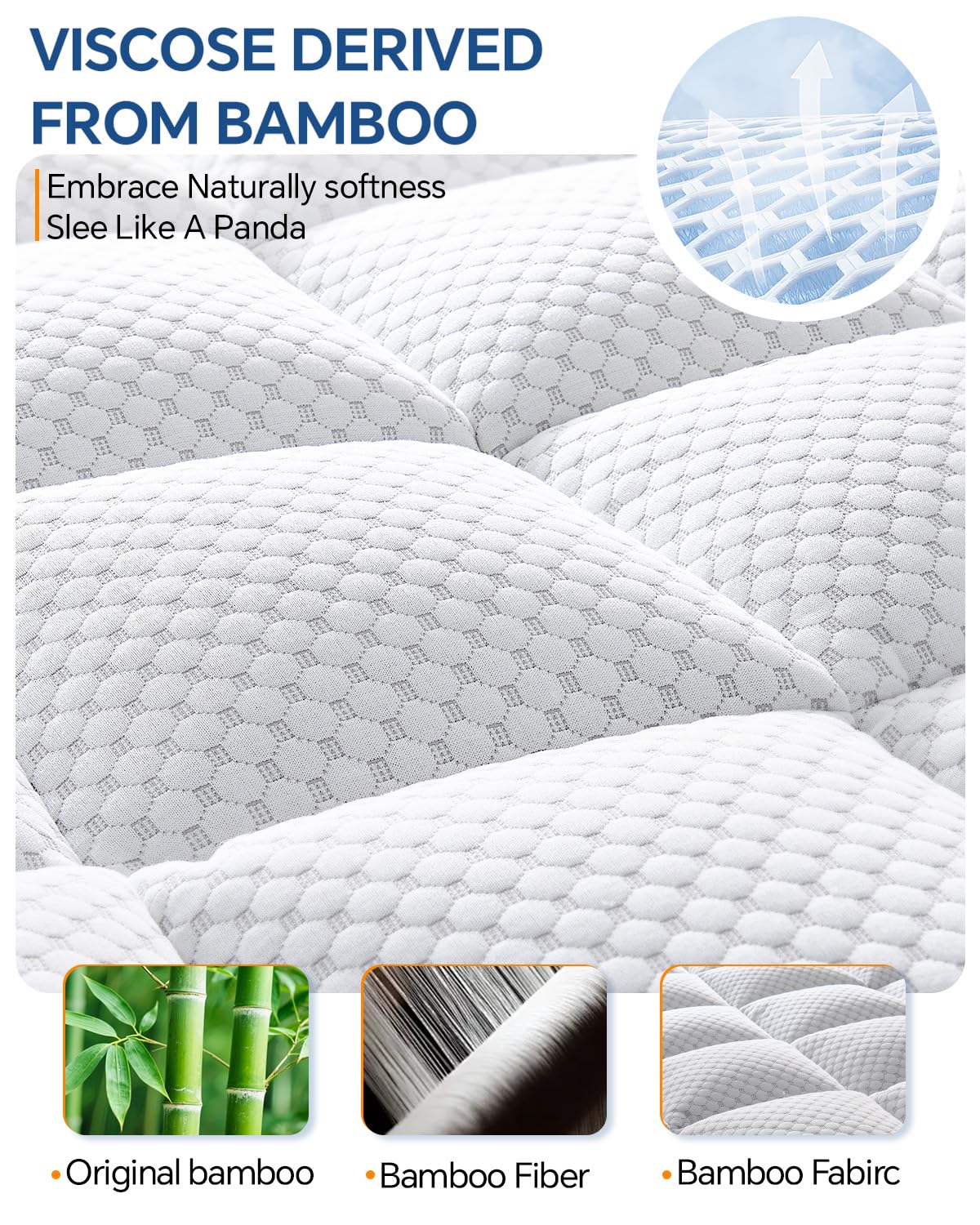BEDELITE Dorm Room Essentials, Dual Layer 4 Inch Twin XL Memory Foam Mattress Topper for College Students Back to School, 2 Inch Pillow Top Mattress Pad and 2 Inch Cooling Gel Foam for Pressure Relief