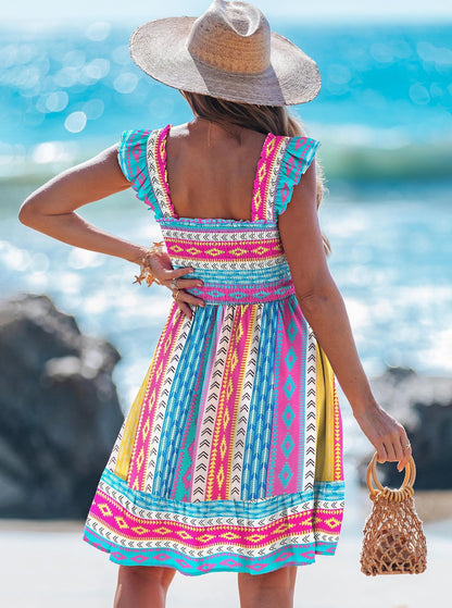 popvil Women Summer Mini Dress