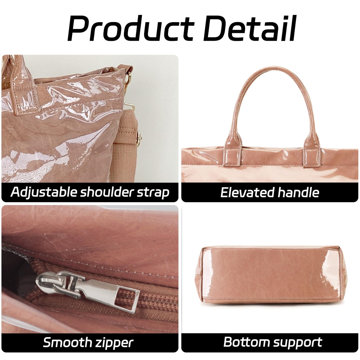 GISMTR Large PVC Tote Bag