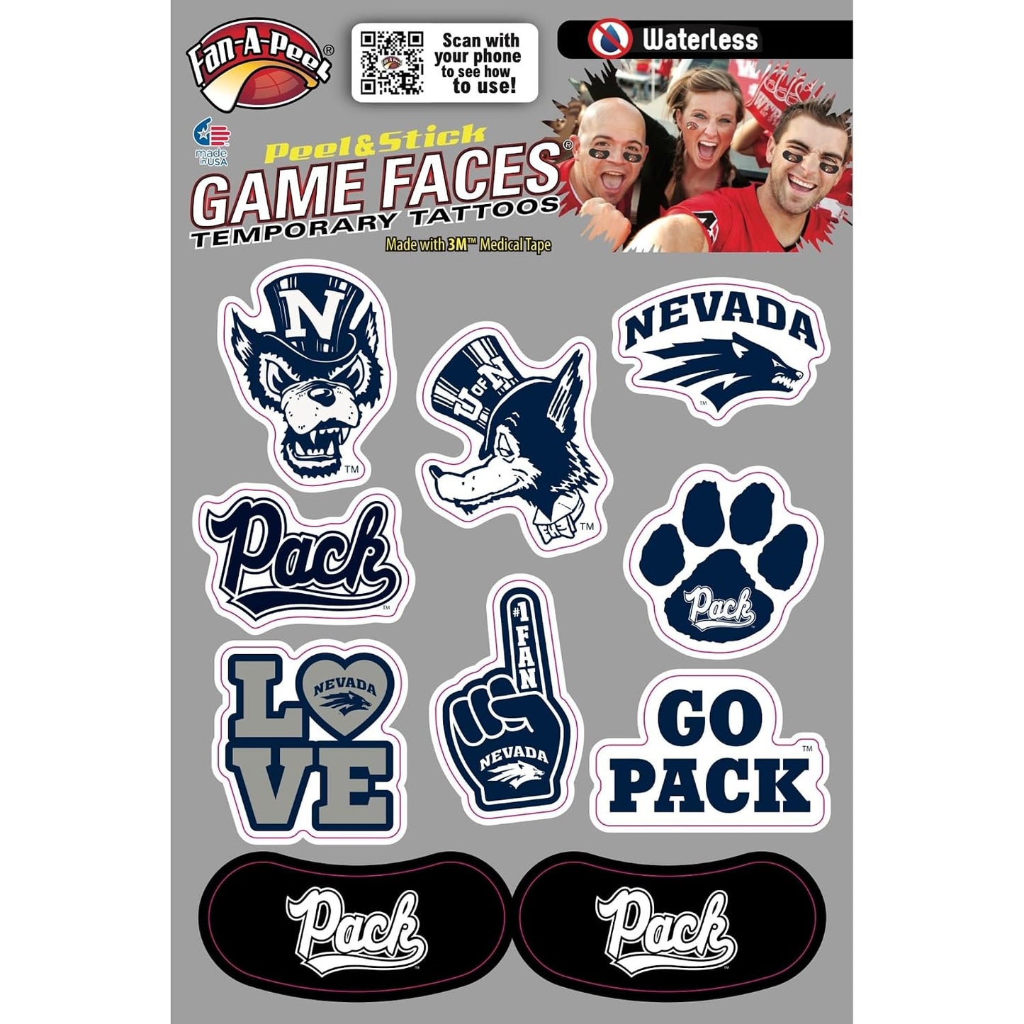Alabama Waterless Temporary Tattoos - Hypoallergenic Peel and Stick Waterproof Temporary Tattoos - Officially Licensed