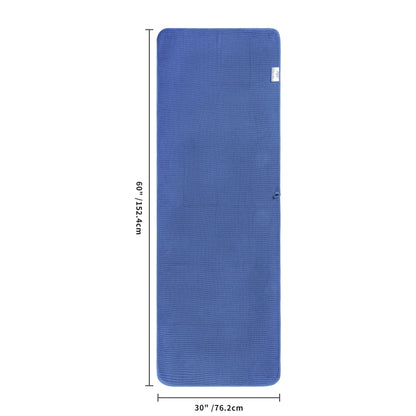 POLYTE 430 GSM Microfiber Oversize Quick Dry Lint Free Bath Towel, 60 x 30 in, 4 Pack (Waffle Weave)