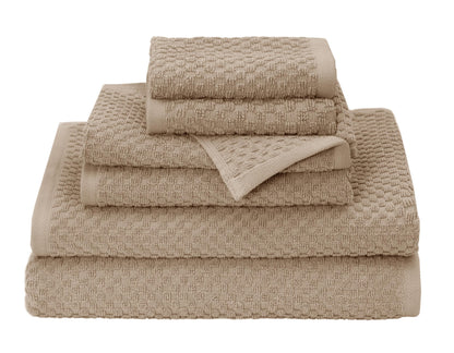 COTTON CRAFT- Euro Spa Set of 4 Luxury Waffle Weave Bath Towels, Oversized Pure Ringspun Cotton, 30 inch x 56 inch, White