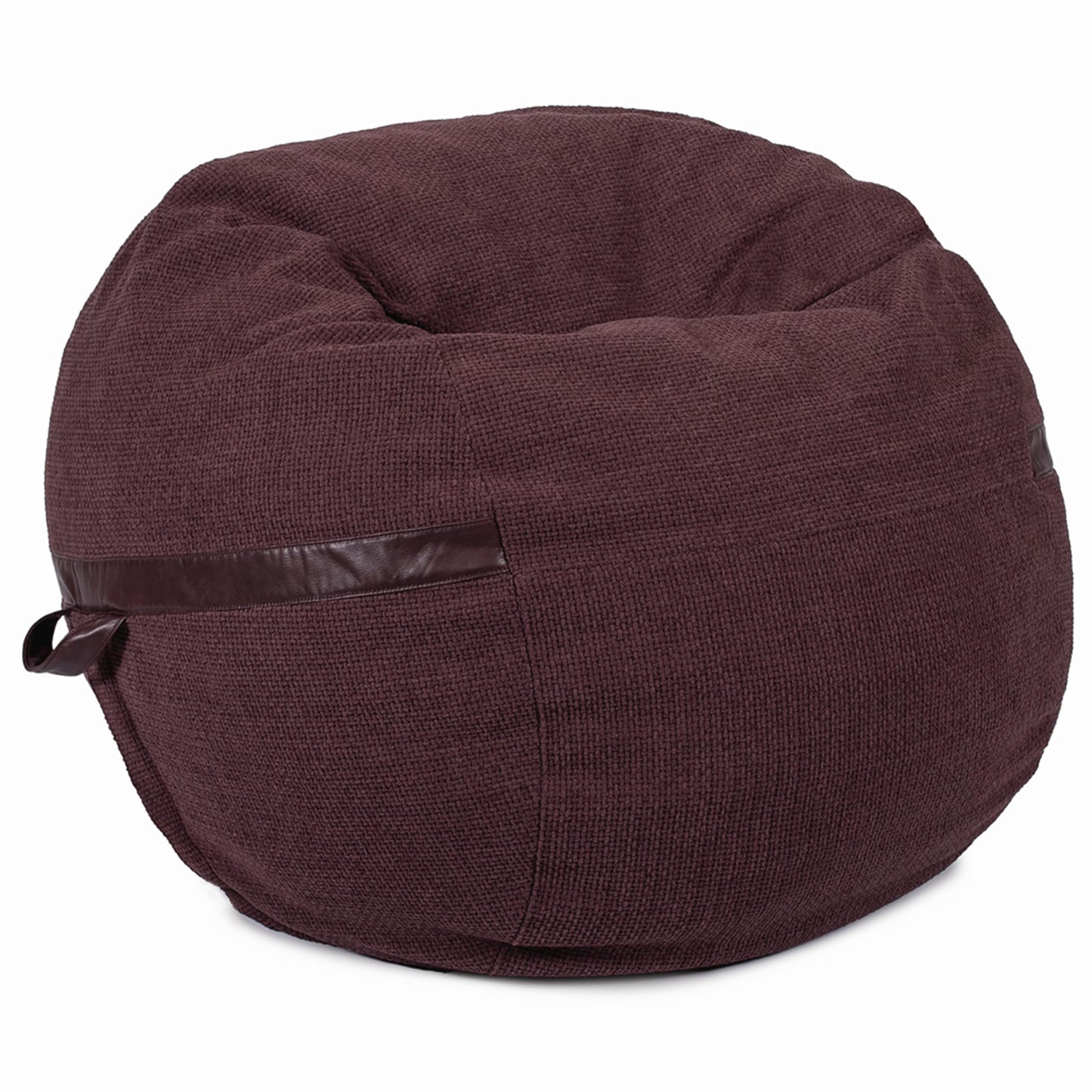 Big Joe Fuf 7Ft Giant Foam Bean Bag Chair, Oversized Couch with Removable Cover for Kids, Teens, Adults, Fog Lenox, Durable Woven Polyester, 7 Foot