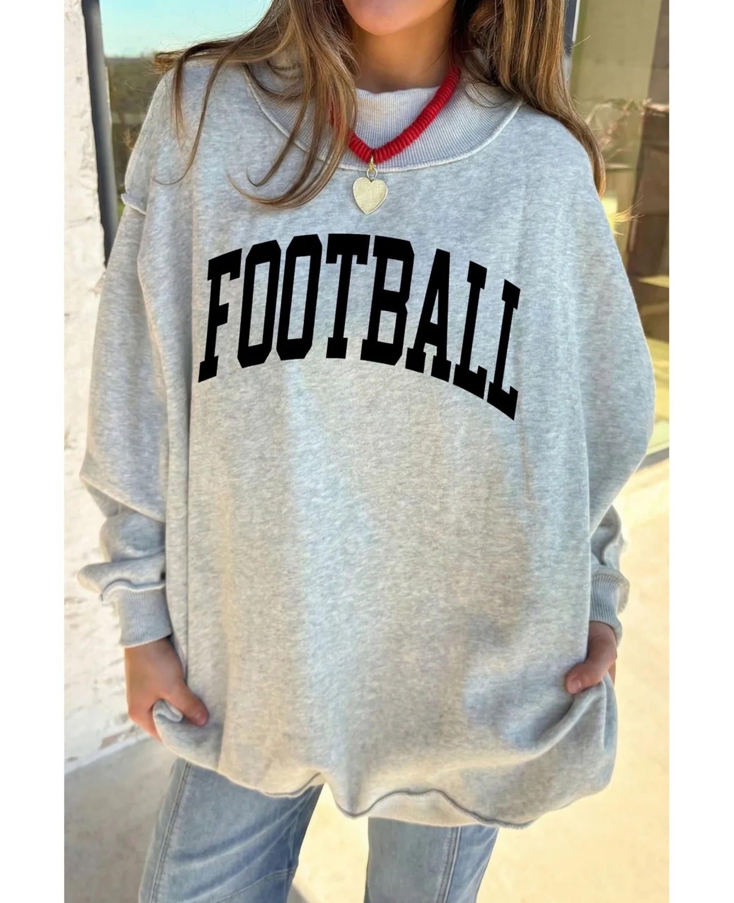 SELINK Womens Double Printed Reversible Mock Neck Sweatshirts Pullover Tops