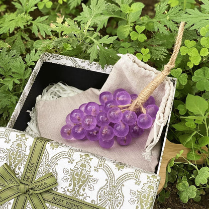 Grape Soap on a Rope with Gift Box