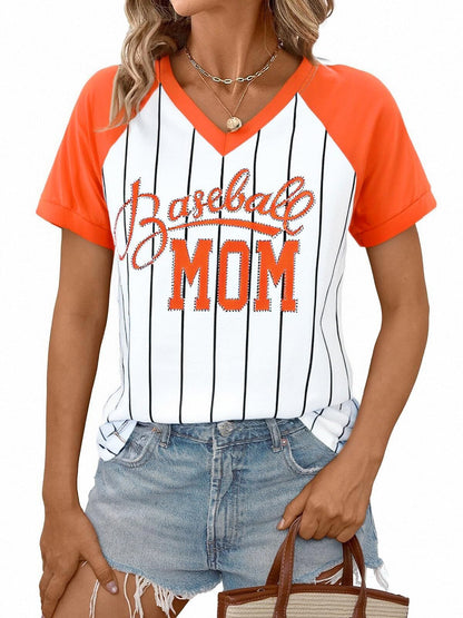 Baseball Shirt Women Baseball Mom Shirts Baseball Game Day Top