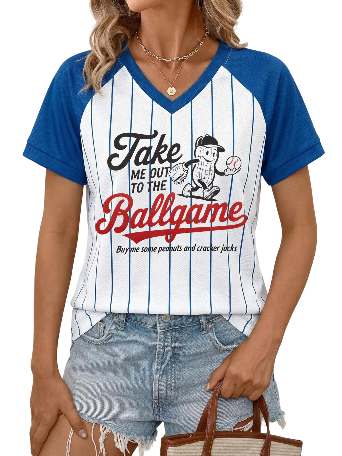 Baseball Shirt Women Baseball Mom Shirts Baseball Game Day Top