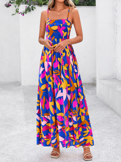 PRETTYGARDEN Women’s Boho Floral Striped Summer Maxi Dress