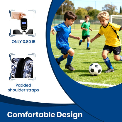 Hsmihair Soccer Bag,Youth Soccer Backpack with Ball and Cleat Compartment