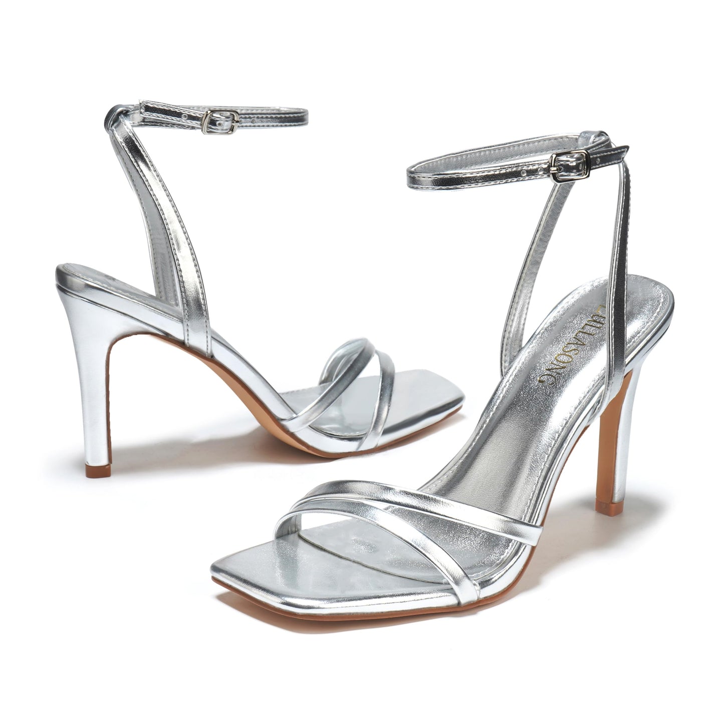 LULLASONG Strappy Ankle Strap High Heels