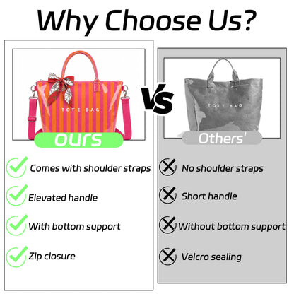 GISMTR Large PVC Tote Bag
