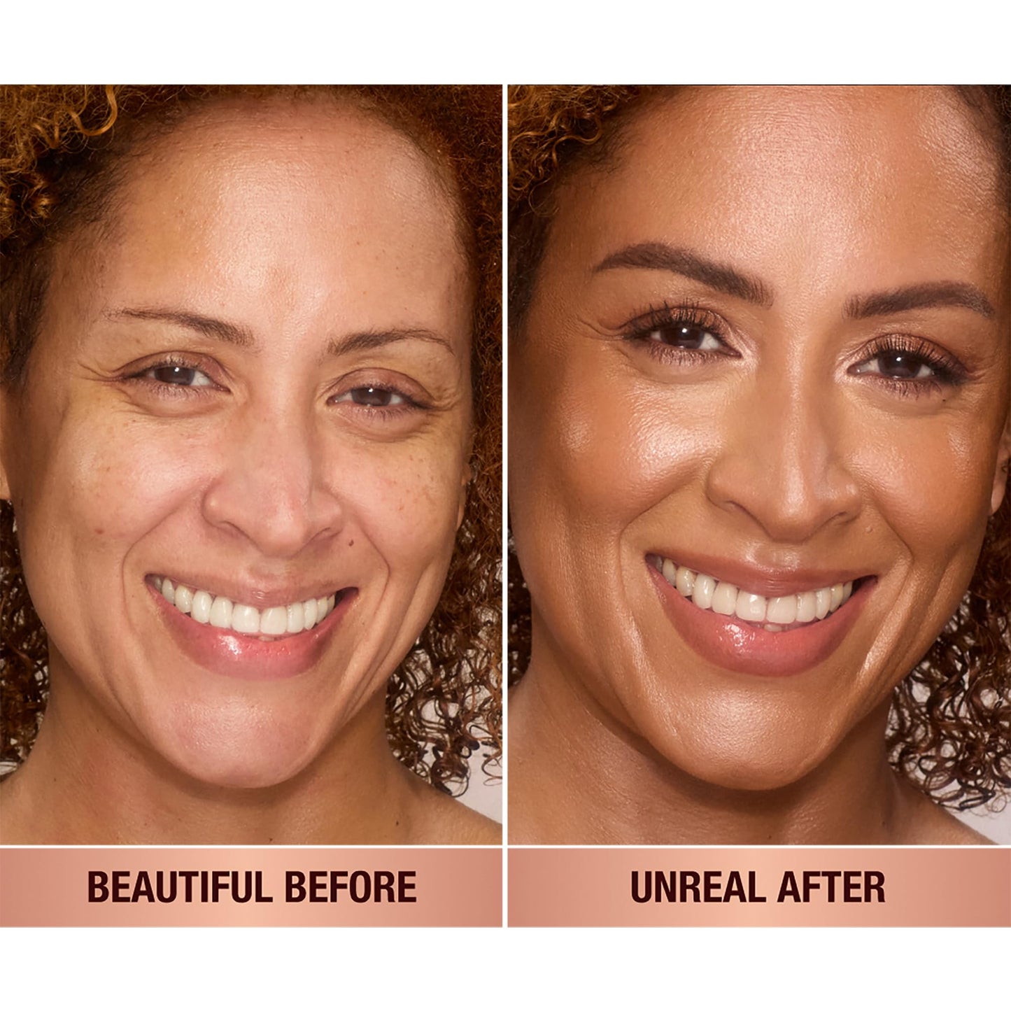 Charlotte Tilbury Unreal Skin Tint & Sheer Glow Hydrating Foundation Stick - Cream Foundation Makeup with Sheer-to-Light Coverage & a Buildable Formula - Blurring, Smoothing & Nourishing
