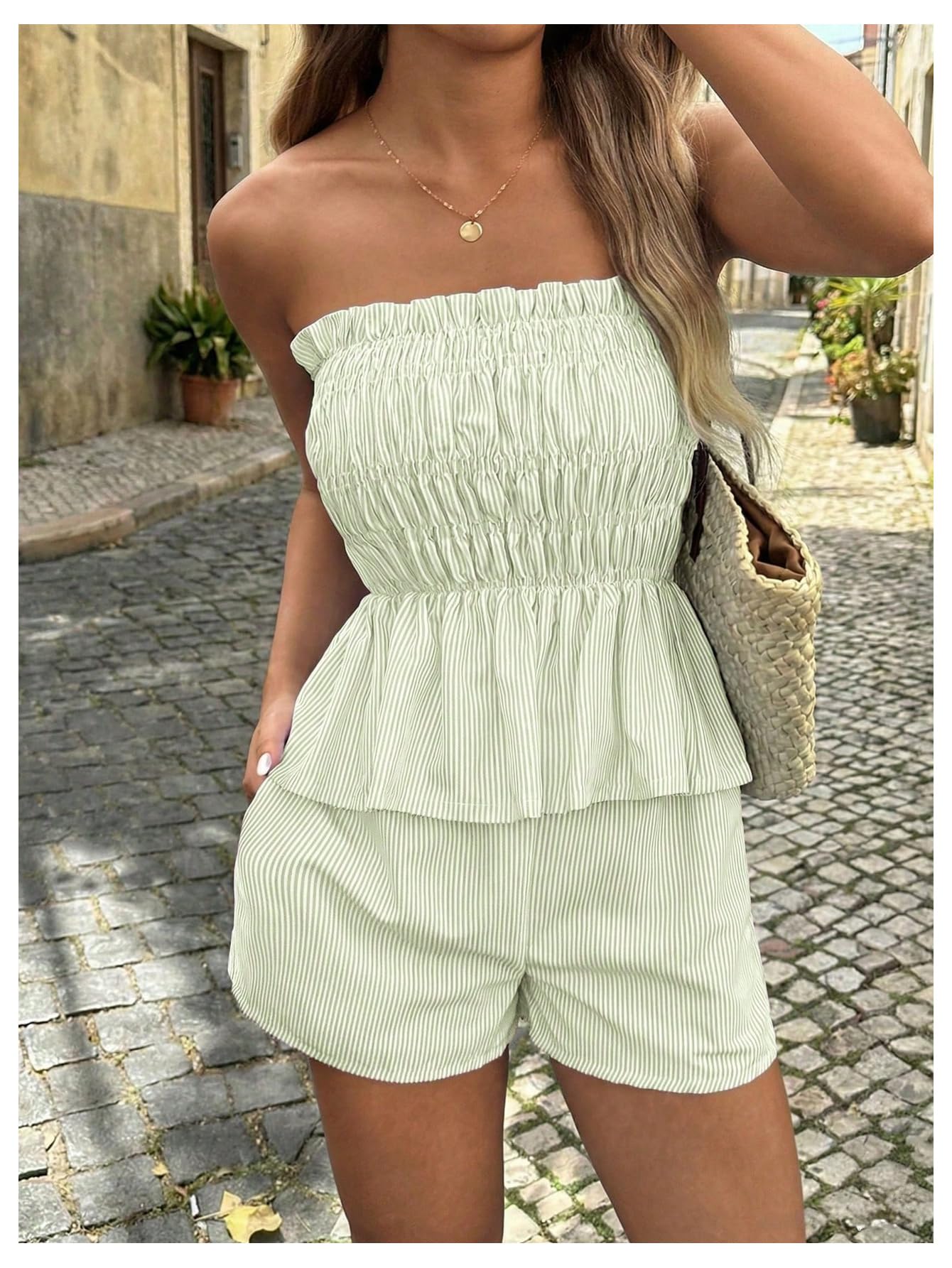 SOLY HUX Women's 2 Piece Vacation Outfit