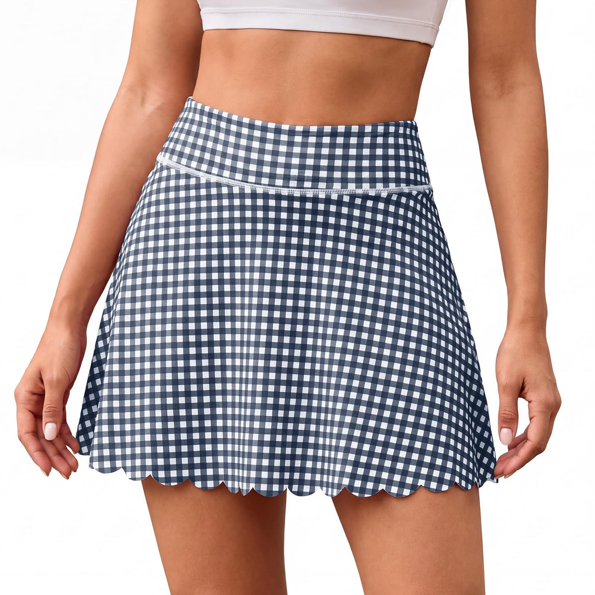 Aoysky Womens Plaid Skirt