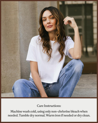 Cozy Earth Women's All Day Cropped Tee, 100% Cotton T-Shirt