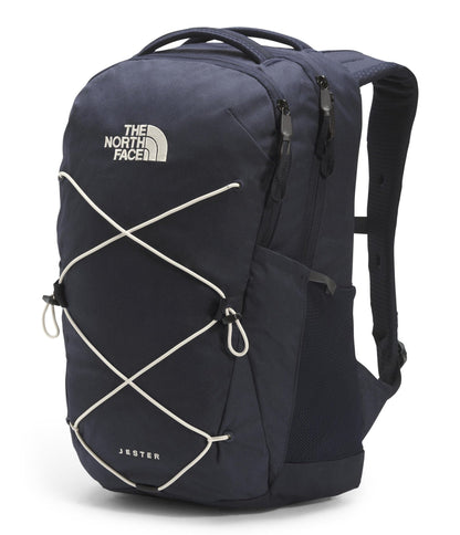 The North Face Jester Everyday Laptop Backpack - Commuter Daypack, Water Repellent, Laptop Sleeve, Lunar Blue/Fizz Lime, One Size