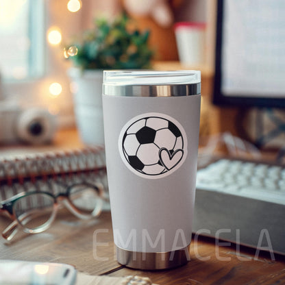 (3PCS) Soccer Mom Sticker - Waterproof Vinyl Decal for Books, Laptops, Tumblers, Water Bottles, Scrapbooks - Sport Stickers Gift for Mom, Mama - 3 x 2.3 Inch.