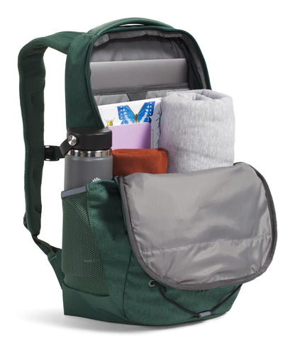 The North Face Jester Everyday Laptop Backpack - Commuter Daypack, Water Repellent, Laptop Sleeve, Lunar Blue/Fizz Lime, One Size