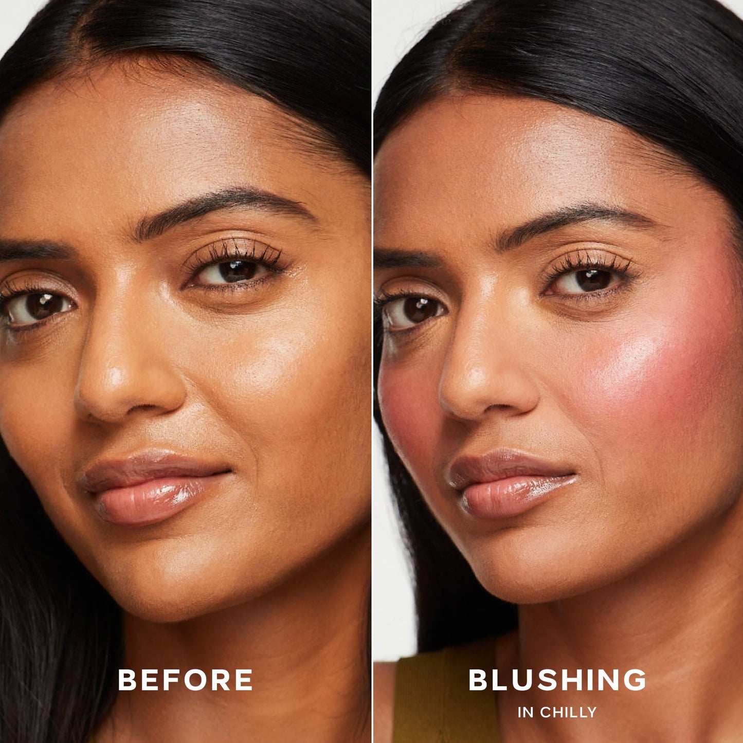 Saie Dew Liquid Blush for Cheeks - Hydrating Cream Blush Stick with a Blendable + Buildable Formula - Skincare Infused Dewy Cheek Tint for a Natural Flush - Glowy Makeup Essential - Baby (.40 oz)
