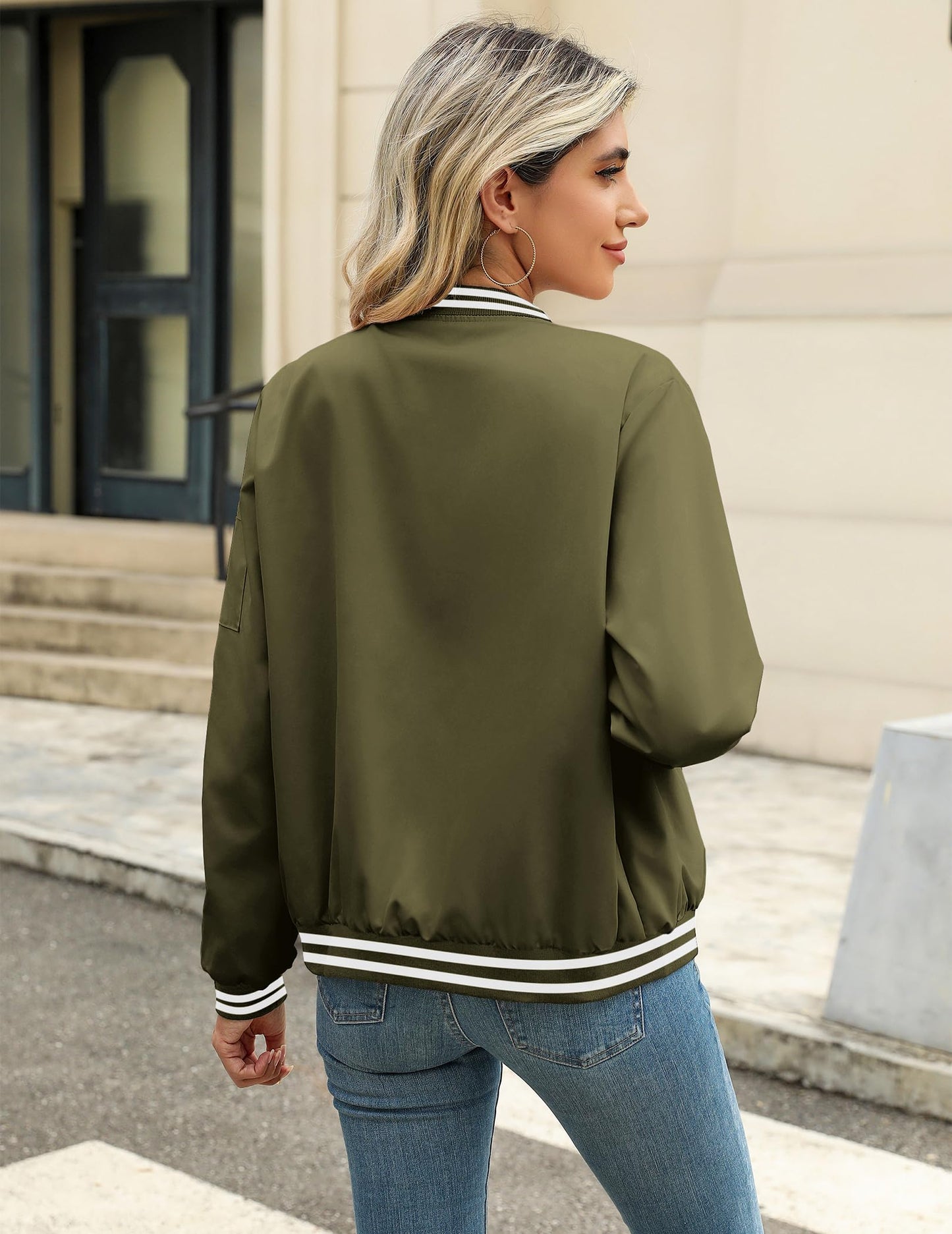 Zeagoo Women Bomber Jacket