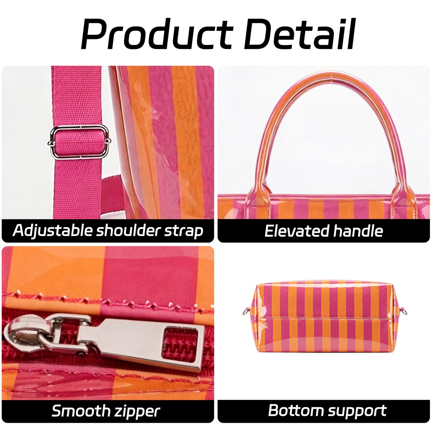 GISMTR Large PVC Tote Bag