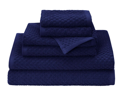 COTTON CRAFT- Euro Spa Set of 4 Luxury Waffle Weave Bath Towels, Oversized Pure Ringspun Cotton, 30 inch x 56 inch, White