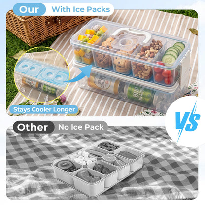 Homelove Snackle Box Container with Ice-Pack