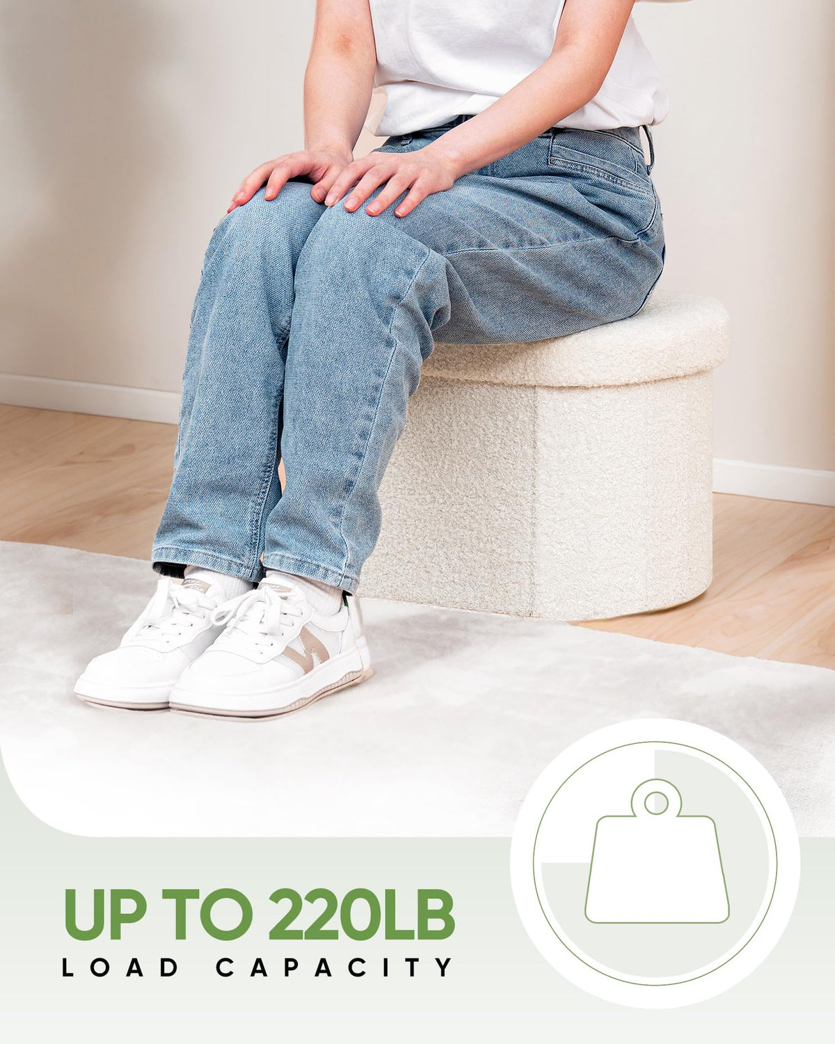 B FSOBEIIALEO Ottoman with Storage